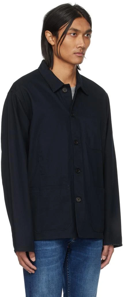 Nudie Jeans Navy Buddy Classic Chore Jacket 2