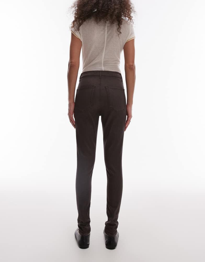 Topshop Topshop Joni high rise super skinny  jean in brown