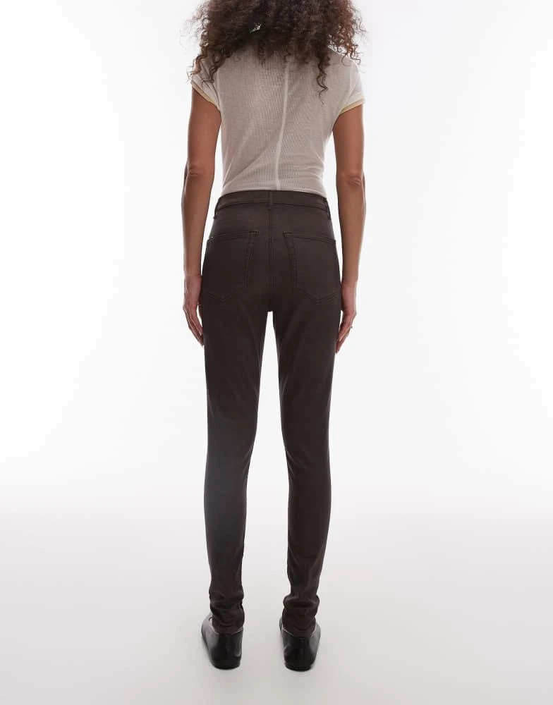 Topshop Topshop Joni high rise super skinny  jean in brown 2