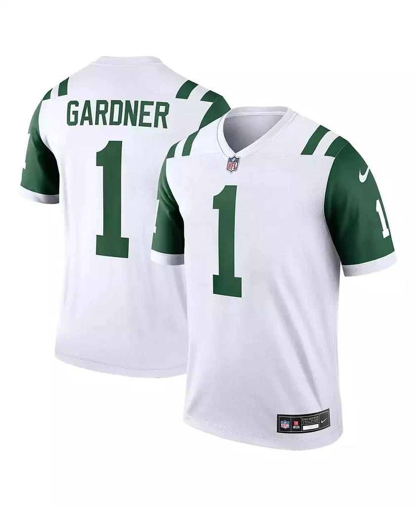 NIKE Men's Ahmad Sauce Gardner White New York Jets Alternate Legend Player Performance Jersey 1