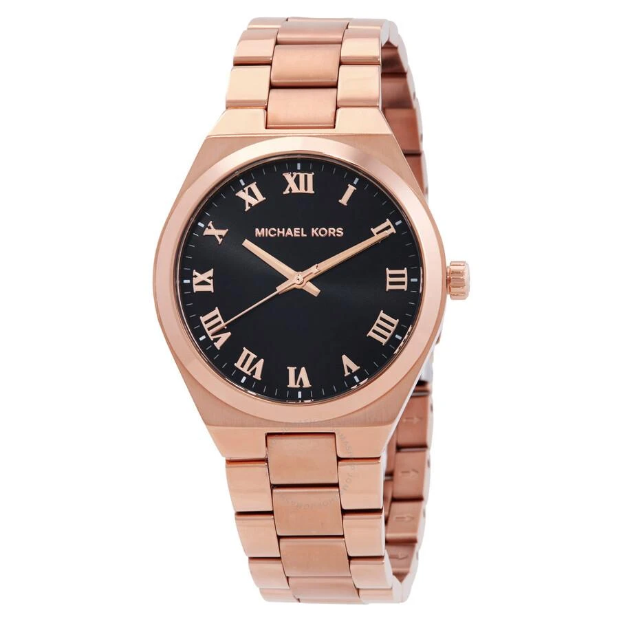 Michael Kors Lennox Quartz Black Dial Ladies Watch MK7392 1