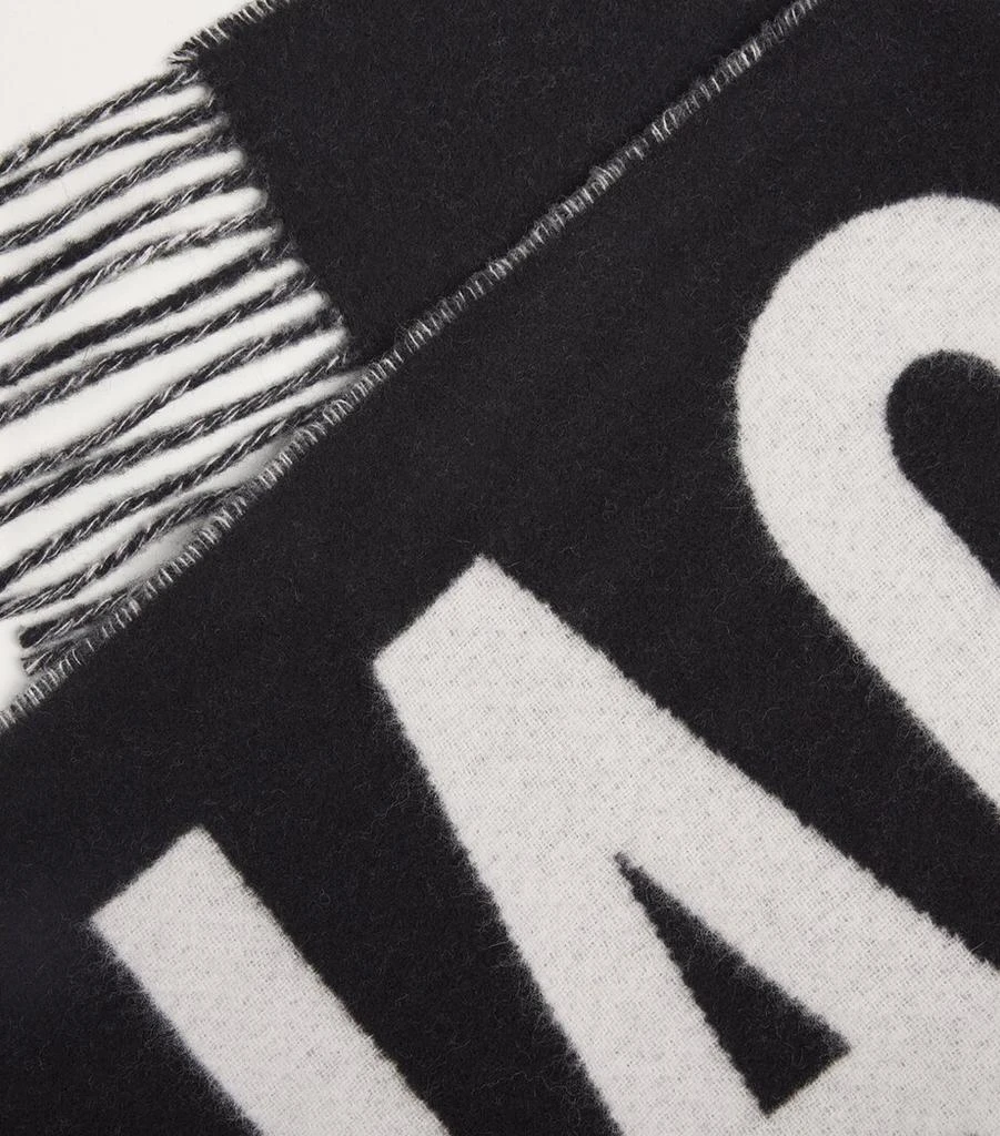 Jacquemus Virgin Wool Logo Scarf 5
