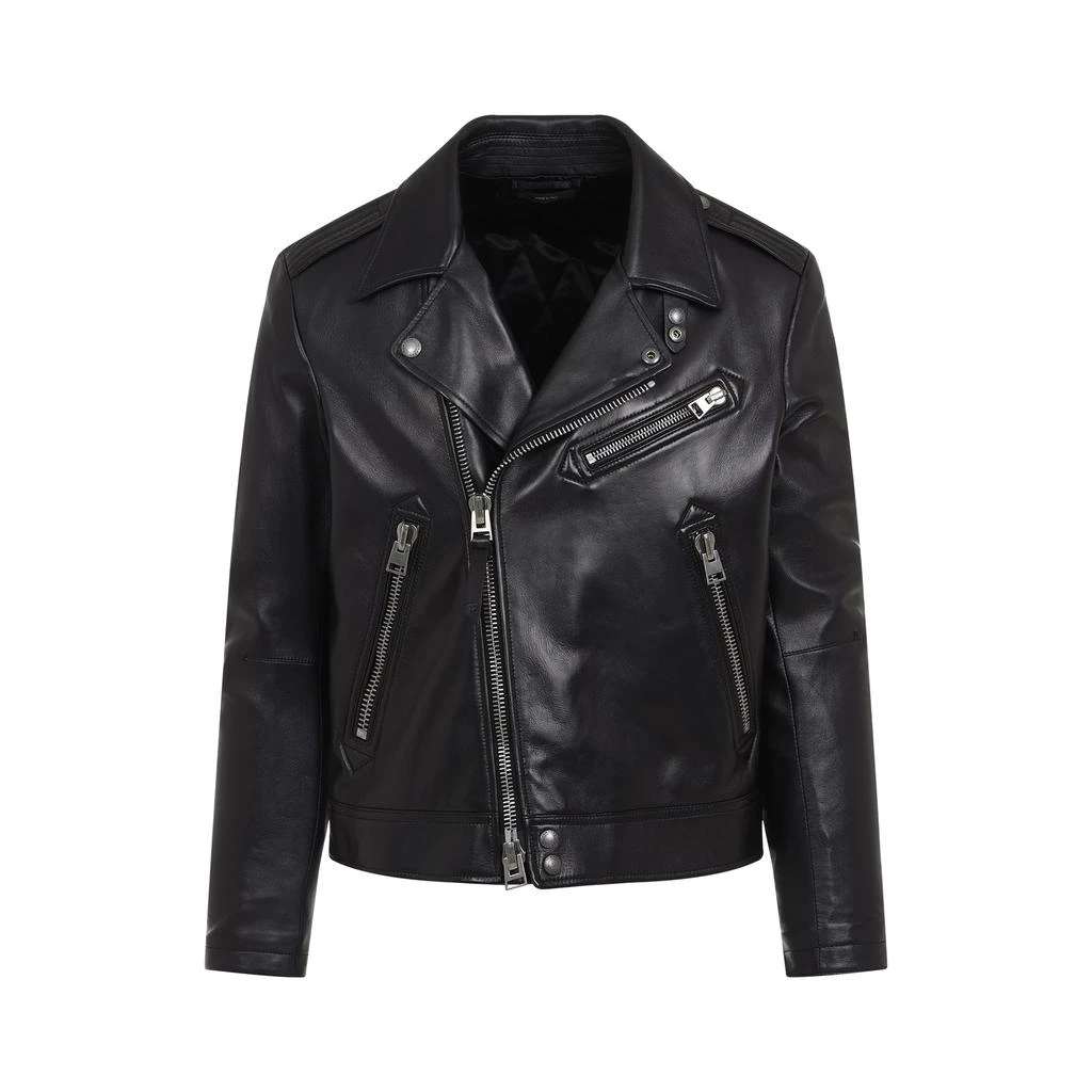 TOM FORD LAMB LEATHER BIKER JACKET 1