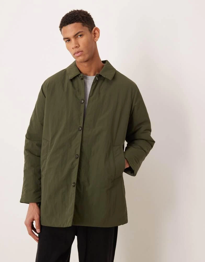 Barbour Barbour wadded lorden showerproof mac in olive