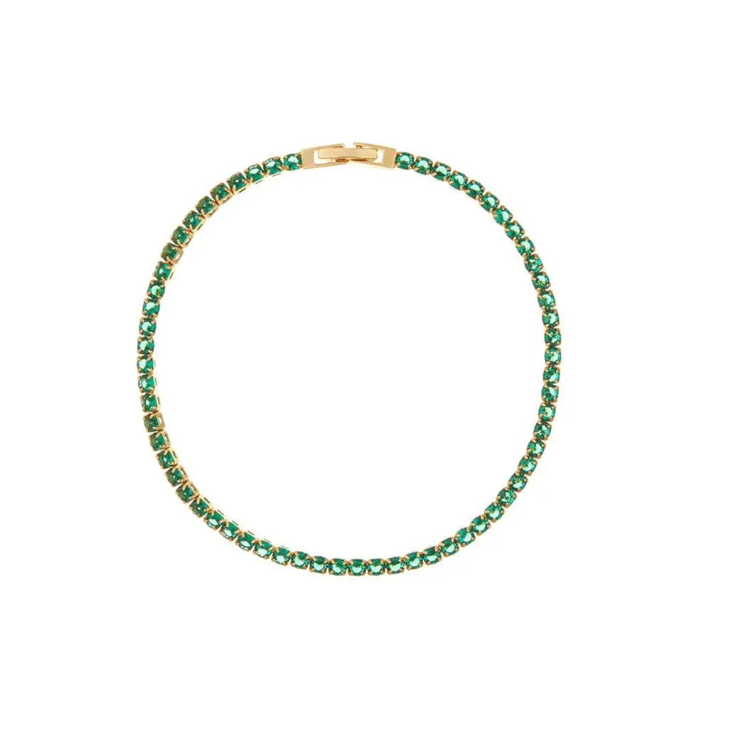Orelia London Emerald Tennis Bracelet
