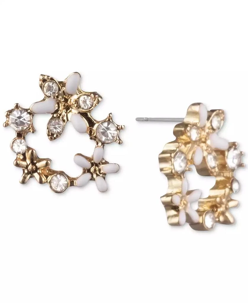 Lonna 
Lilly Crystal Flower Open Stud Extra Small Earrings