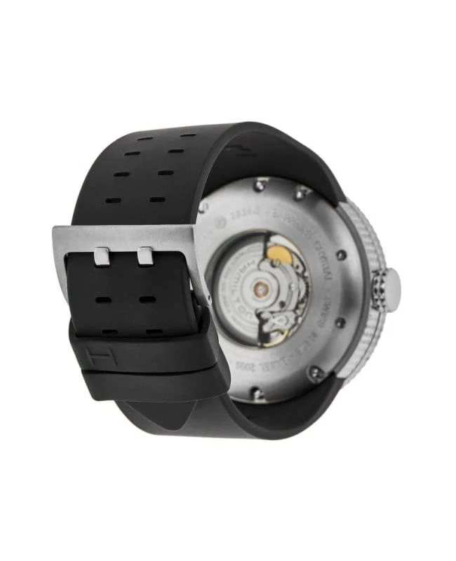 Hamilton Hamilton Khaki Base Jump Automatic Black Dial Titanium Rubber Strap Men's Watch H79715333 4