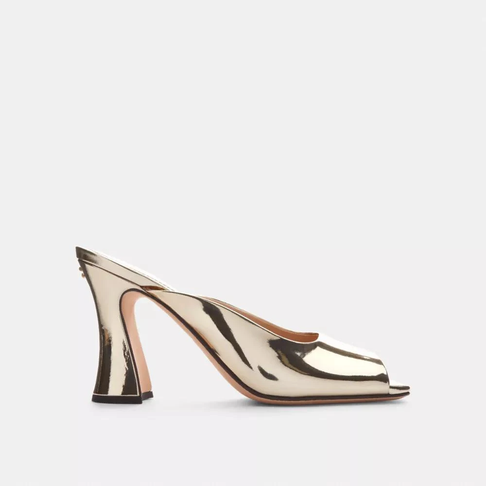 Coach Laurence Sandal In Metallic 1