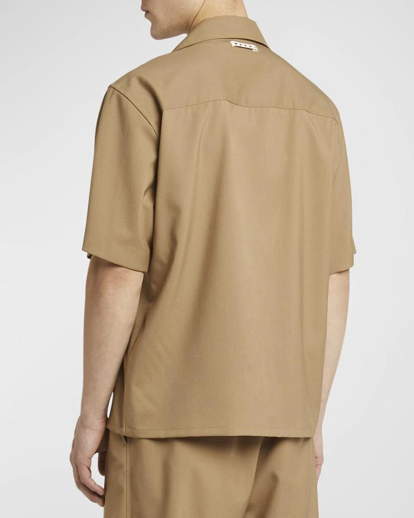 Marni Men's Wool Bowling Shirt 4