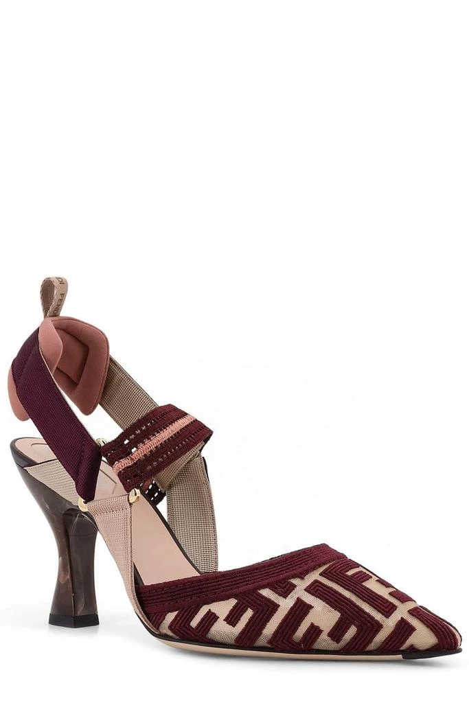 Fendi Fendi Colibrì FF High-Heel Slingback Pumps 2
