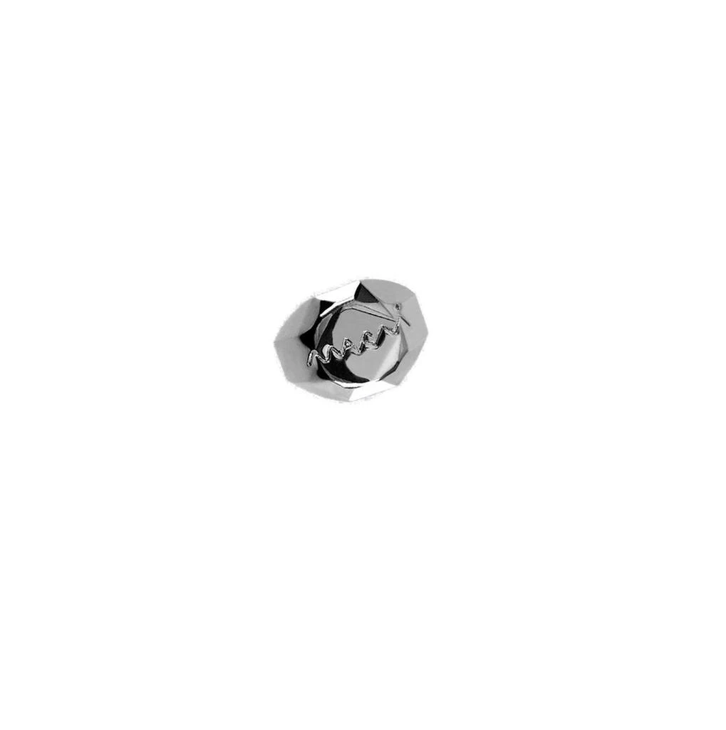 Marni Marni Logo Engraved Hexagonal Chevalier Ring 2