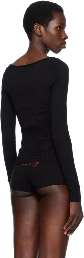Frankies Bikinis Black Bella Hadid Edition Theo Knit Sweater 3