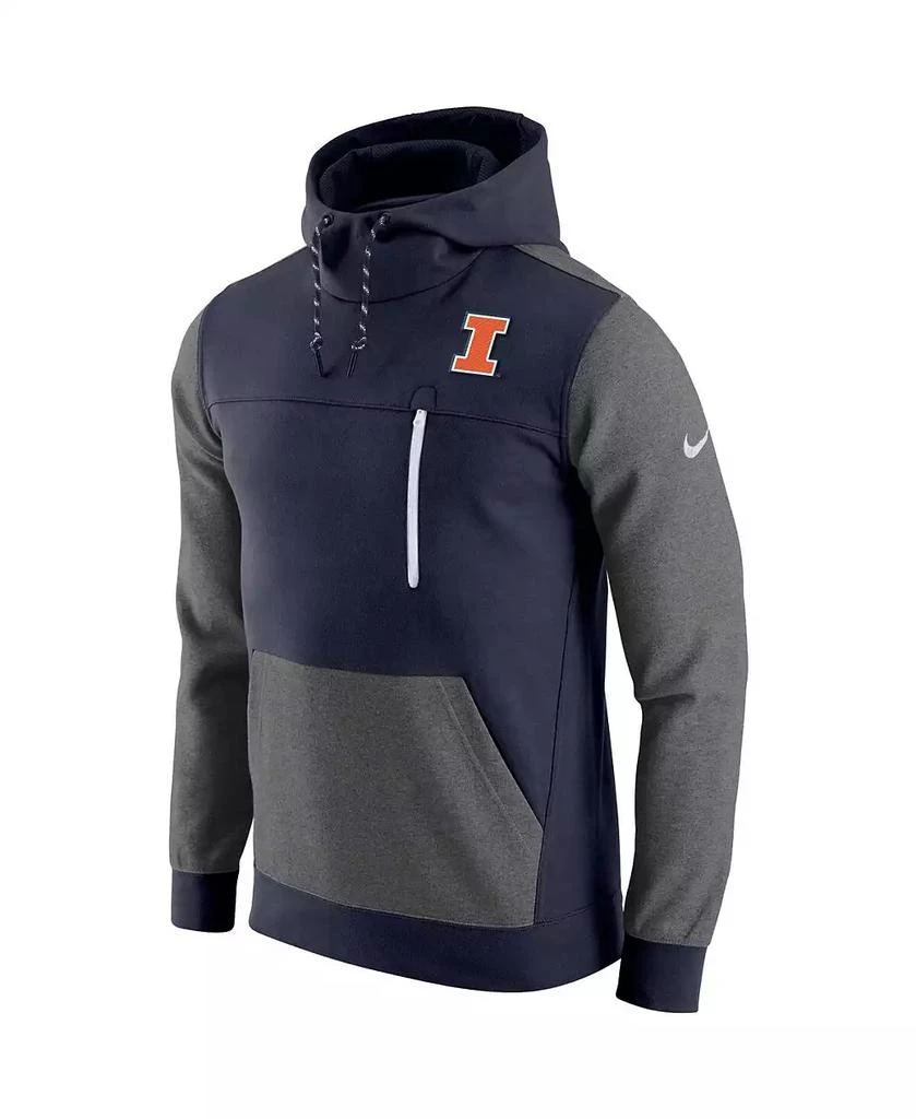NIKE Men's Navy Illinois Fighting Illini Av-15 2.0 Pullover Hoodie 2
