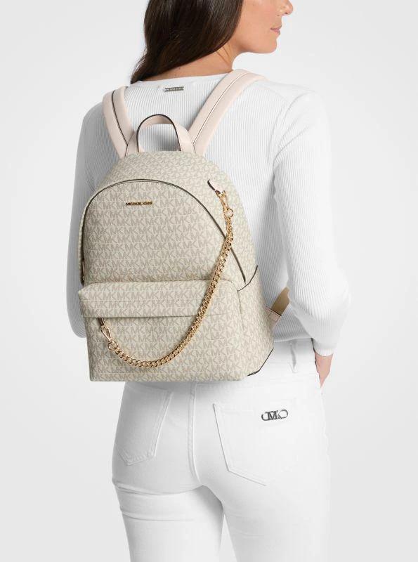 Michael Kors Slater Medium Signature Logo Backpack 4