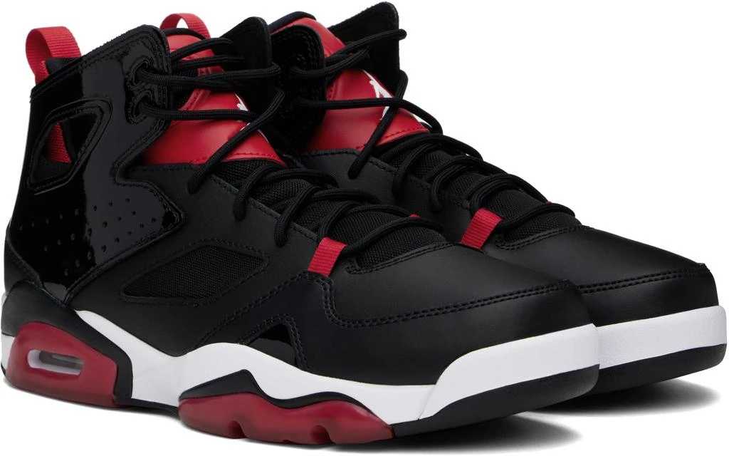 Jordan Black & Red Jordan Flight Club '91 Sneakers 4
