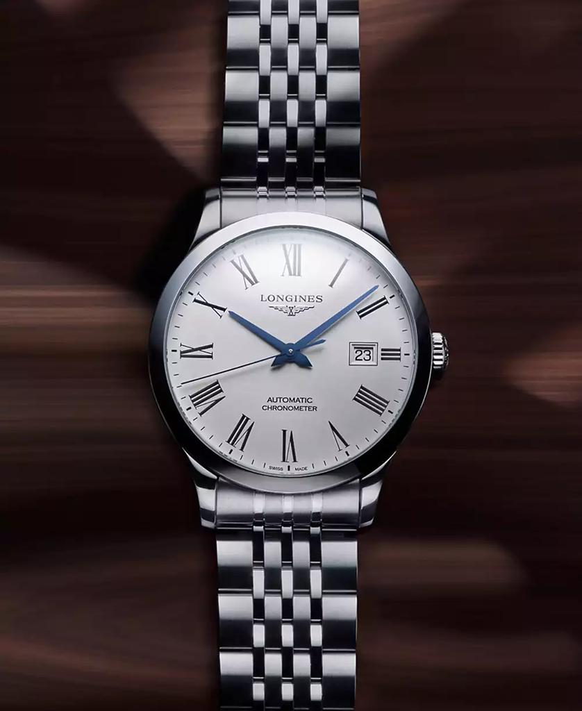 Longines Men
s Swiss Automatic Record Collection Stainless Steel Bracelet Watch 40mm