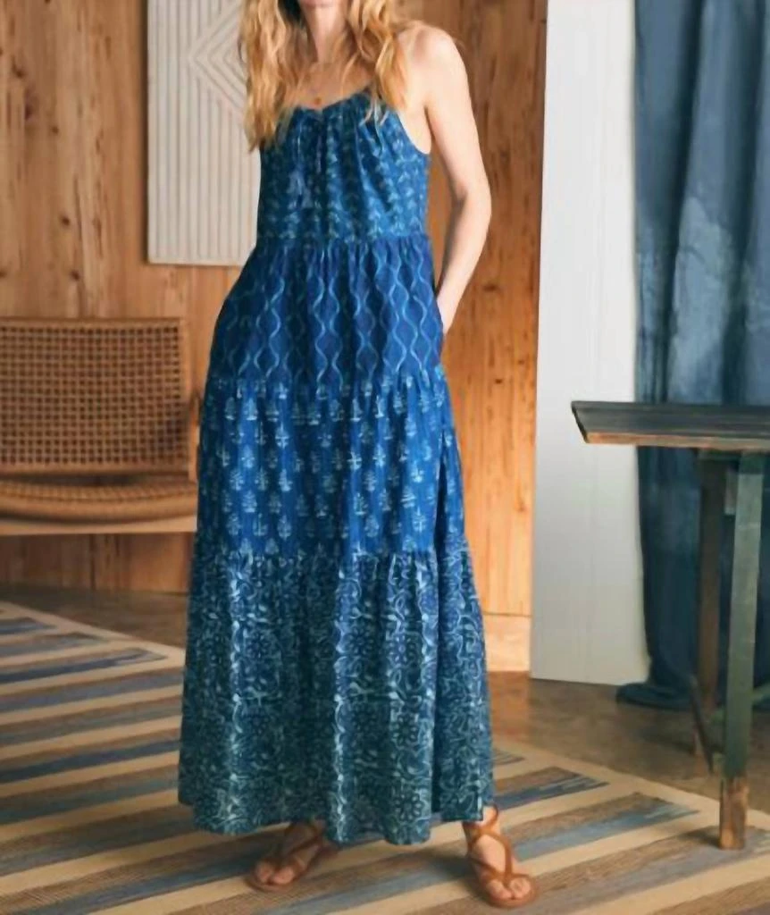 Faherty - Silk Blend Sun Chaser Maxi Dress  On Sale Now with Up to 73% Off  | Discover Exclusive Deals & Savings at BeyondStyle  Authentic Faherty  women > dresses >