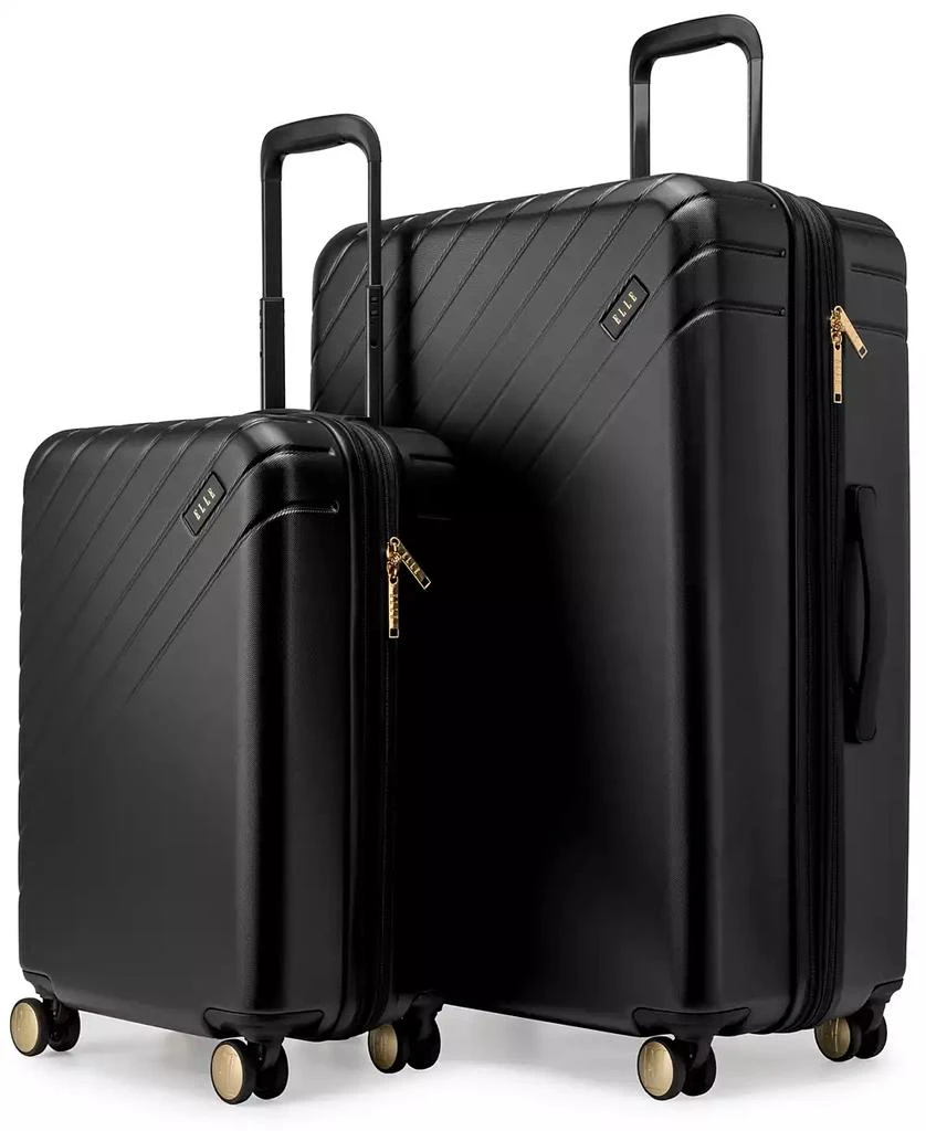 ELLE Louvre 2-Piece Expandable Retro Spinner Luggage Set 2