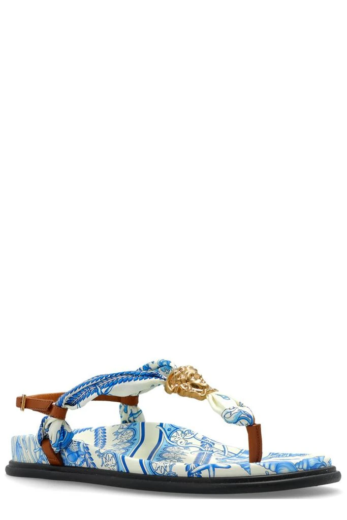 Versace Versace Medusa Head Plaque Thong Sandals 2