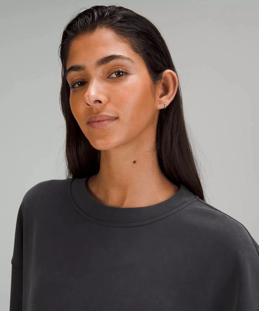 Lululemon Softstreme Perfectly Oversized Cropped Crew 34