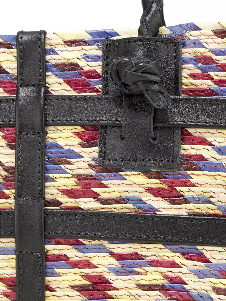 Altuzarra Watermill Raffia Mini Tote Bag 6