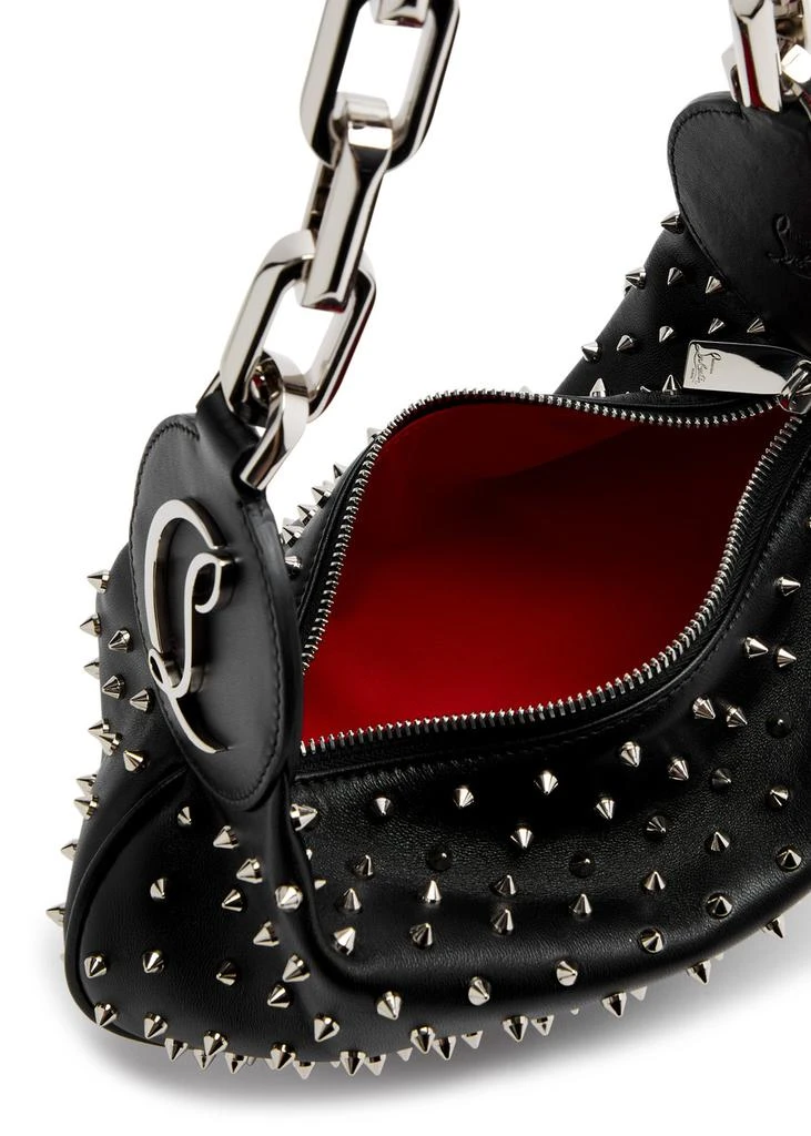 Christian Louboutin Le 54 spike-embellished leather shoulder bag 4
