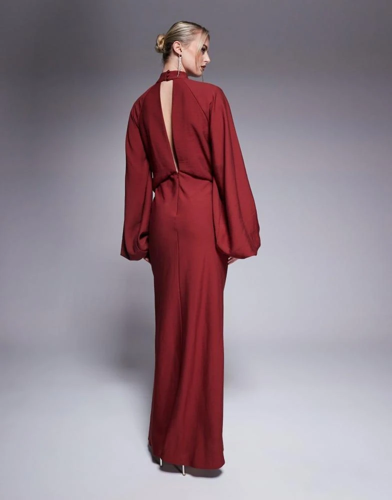 chinese dress ladies Blouson Maxi Dress