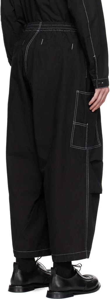 SUNNEI Black Coulisse Cargo Pants 3