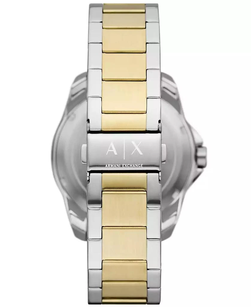 A|X Armani Exchange Men's Spencer Three Hand Date Two-Tone Stainless Steel Watch 44mm 3