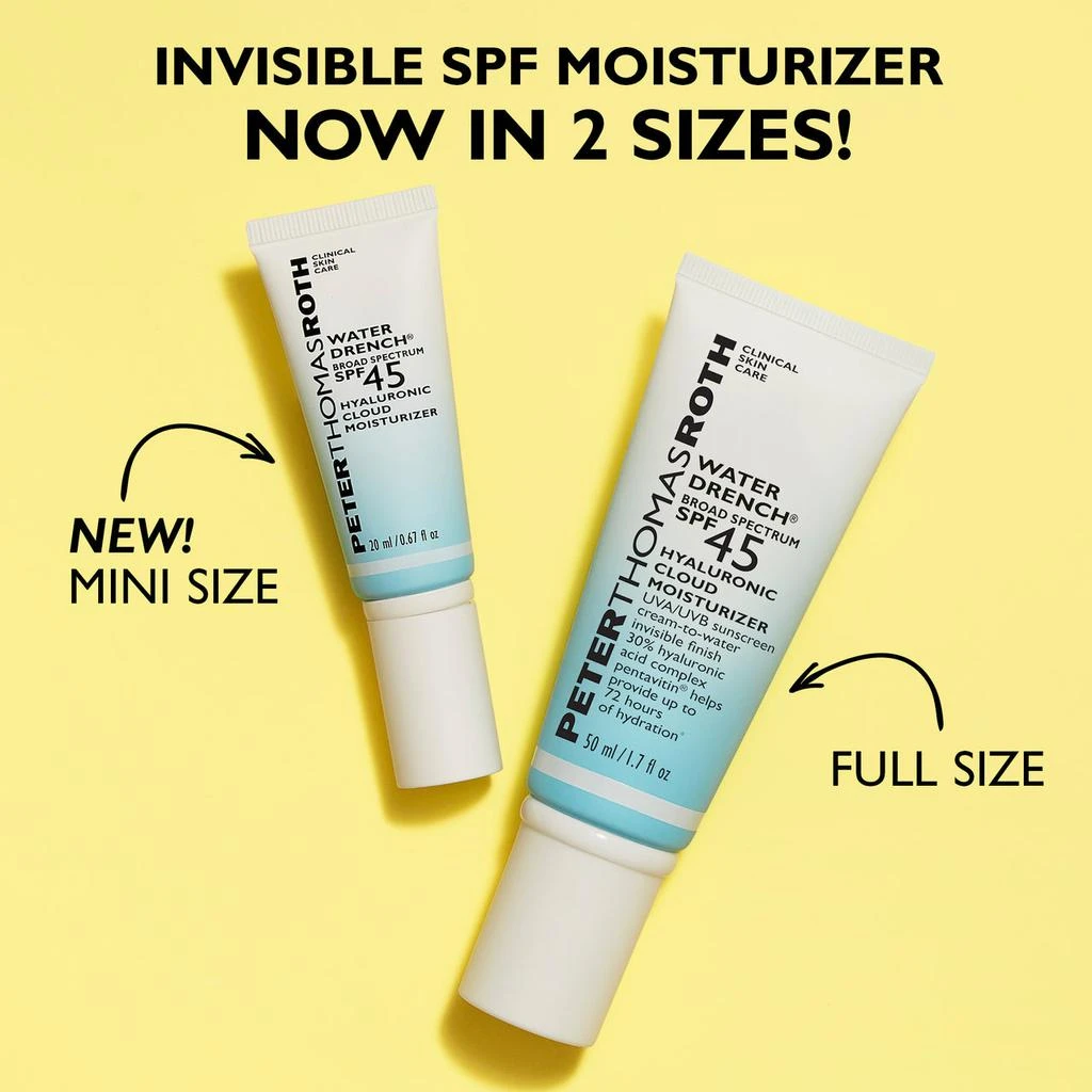Peter Thomas Roth Water Drench Broad Spectrum SPF 45 Hyaluronic Cloud Moisturizer | 20ml 7