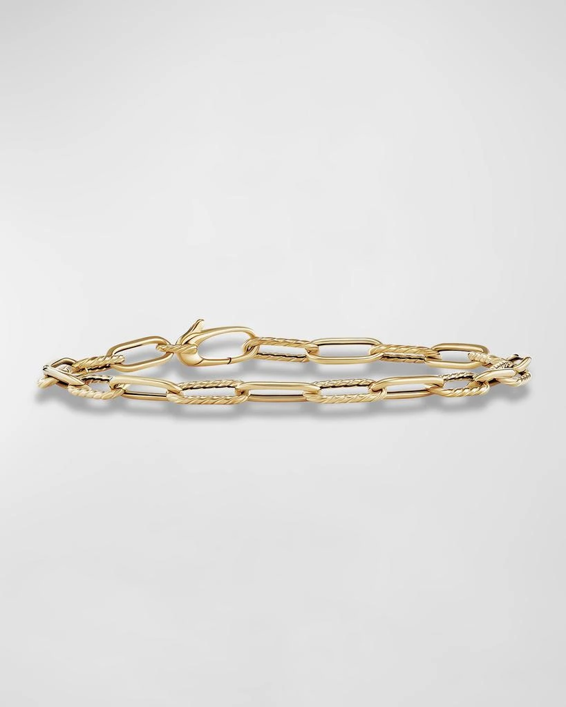 David Yurman DY Madison Chain Bracelet in 18K Gold, 4mm