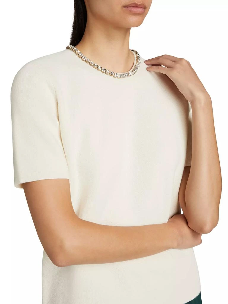 TWP Embellished Cashmere T-Shirt 6