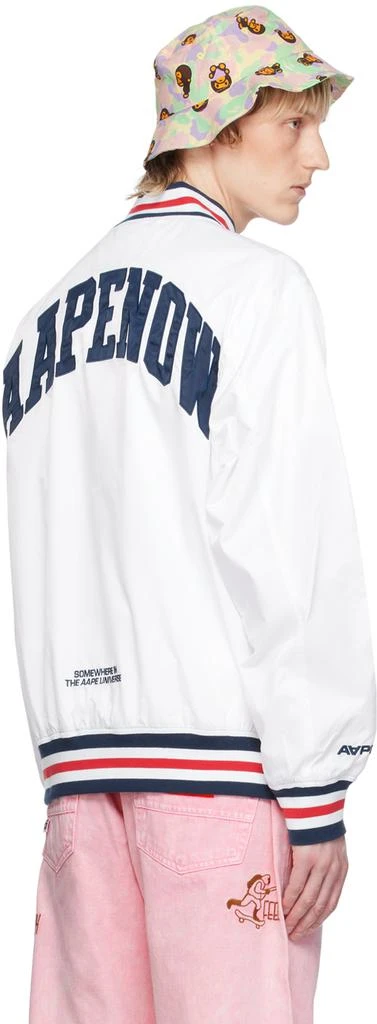 AAPE by A Bathing Ape White Lightweight Jacket 3