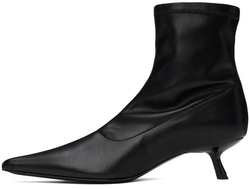 ANINE BING Black Hilda Boots - Shoes - BeyondStyle