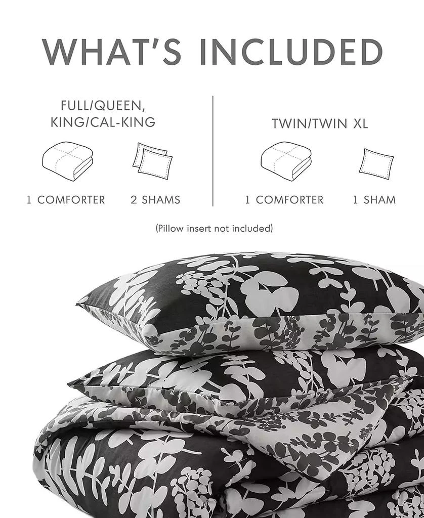 510 Design Aria Floral Print Reversible 2-Pc. Comforter Set 8