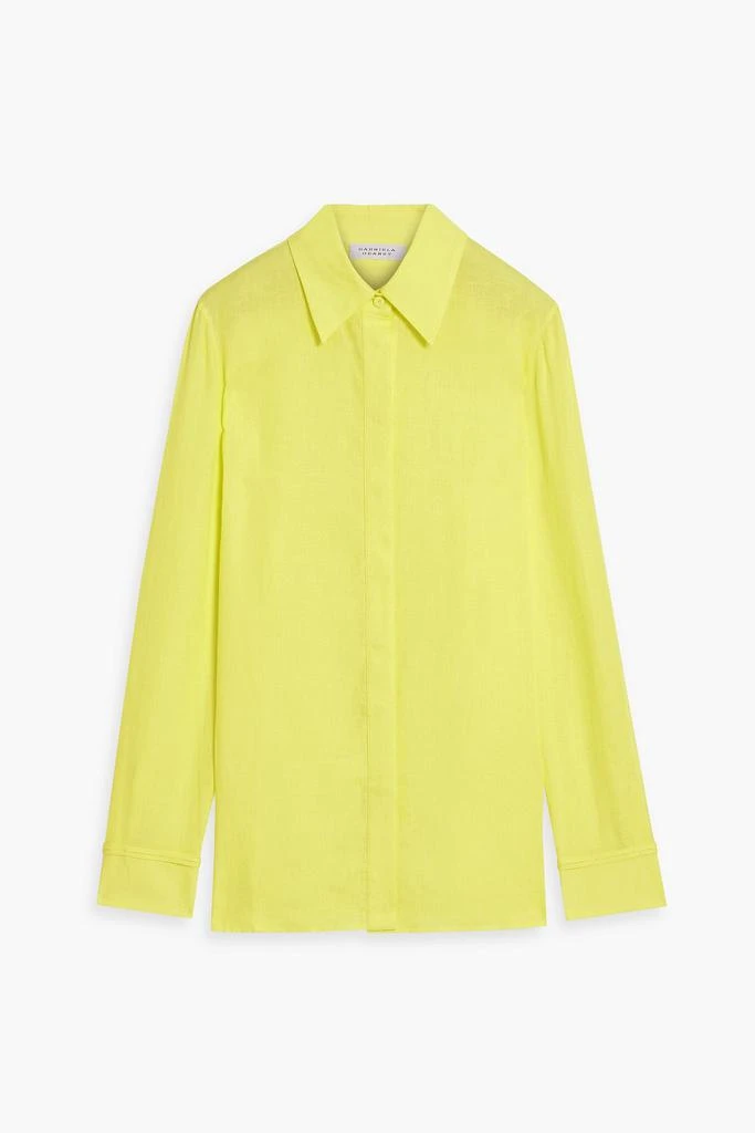 Gabriela Hearst Cruz linen shirt 1