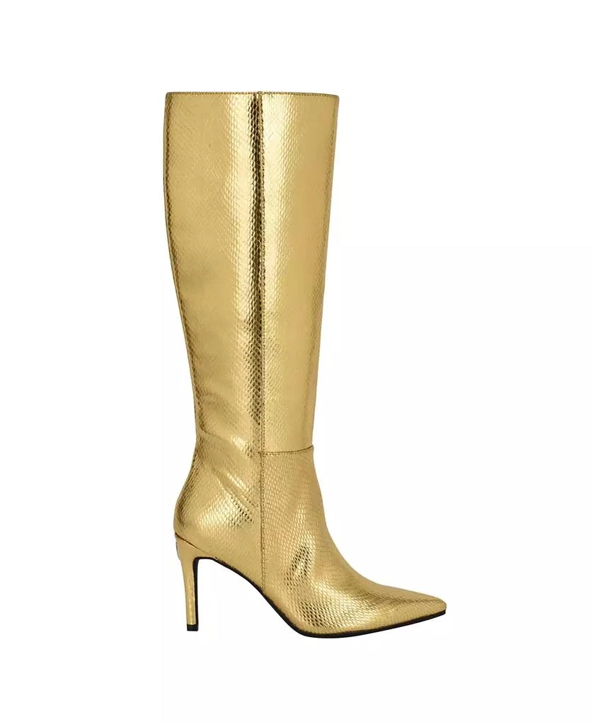 GUESS Women's Richee Tall Shafted Pointy Toe Knee High Dress Boots 2