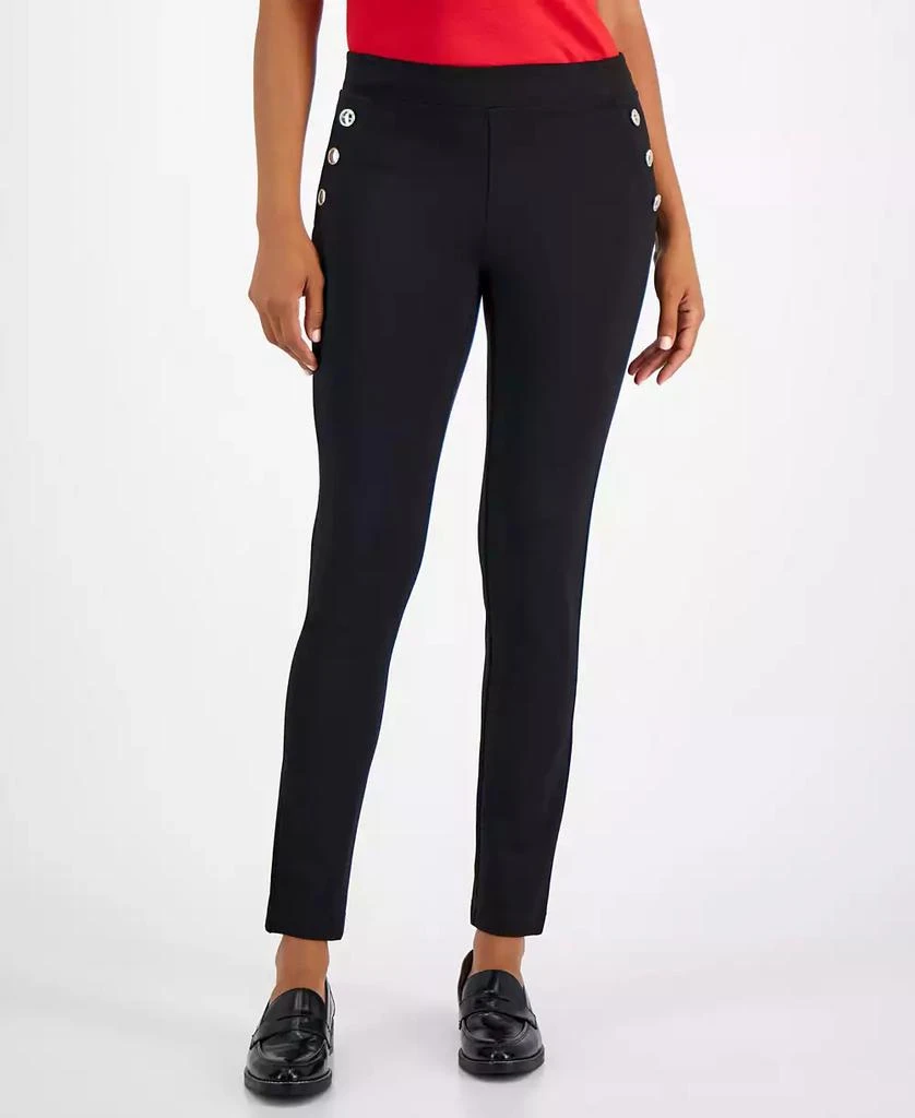 Nautica Jeans Women's Straight Pull-On Sailor Pants 1