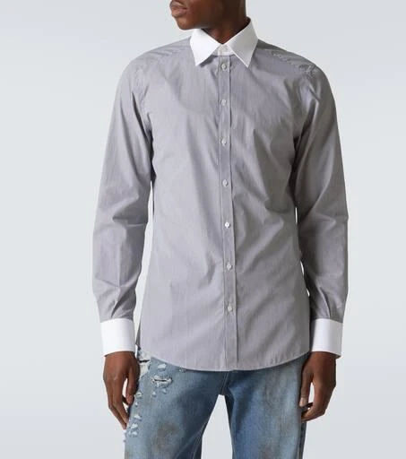 Dolce 
Gabbana Striped cotton poplin shirt 3