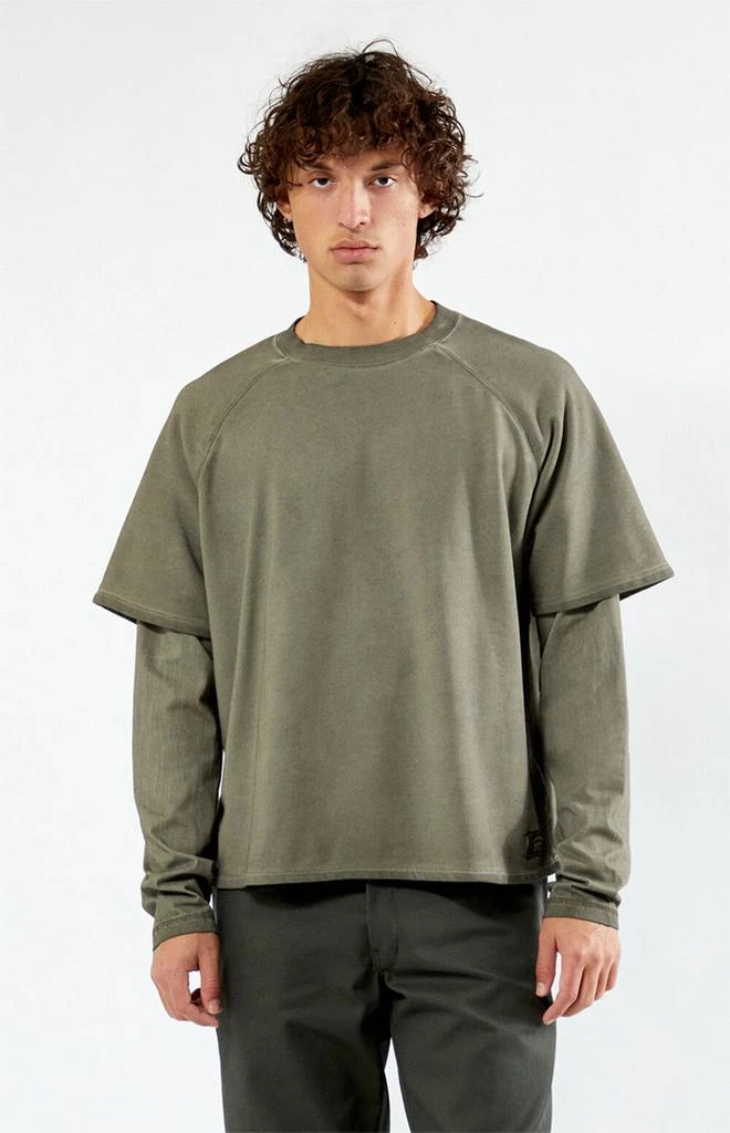 GUESS Layered Crew Neck Sweatshirt 2