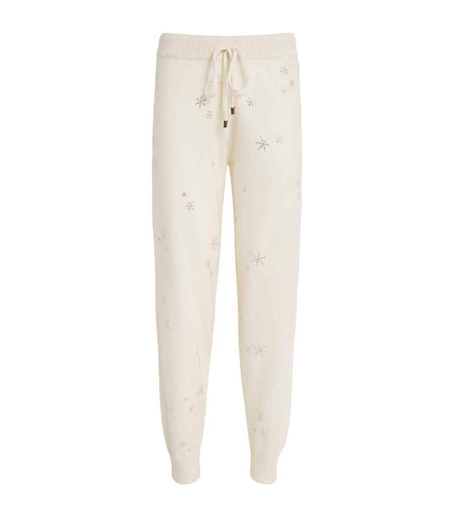 William Sharp Cashmere Crystal Embellished Kyra Sweatpants