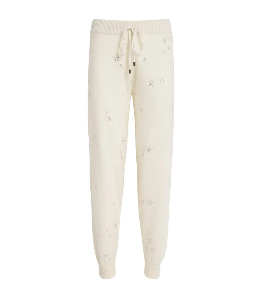 William Sharp Cashmere Crystal Embellished Kyra Sweatpants 1