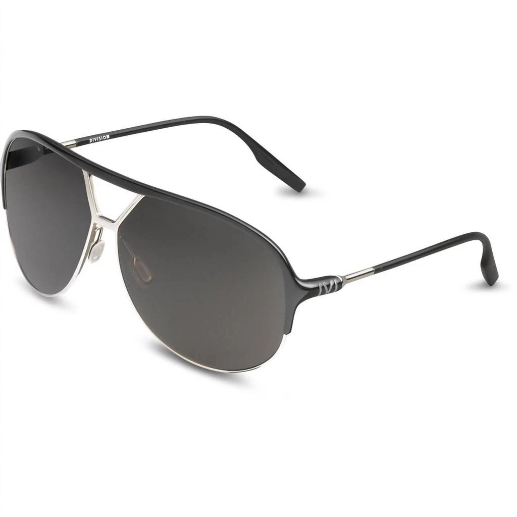 IVI VISION Division - Grey Polarized Lens In Polished Black-Chrome 2
