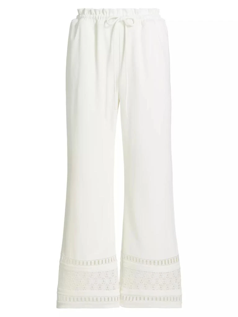 Generation Love Rosa Lace-Trimmed Straight-Leg Pants 1