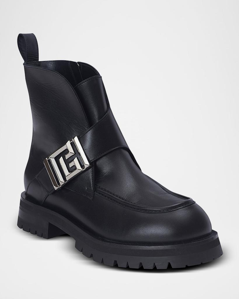 Balmain Men's Charlie Calfskin Ankle Boots - Shoes - Free