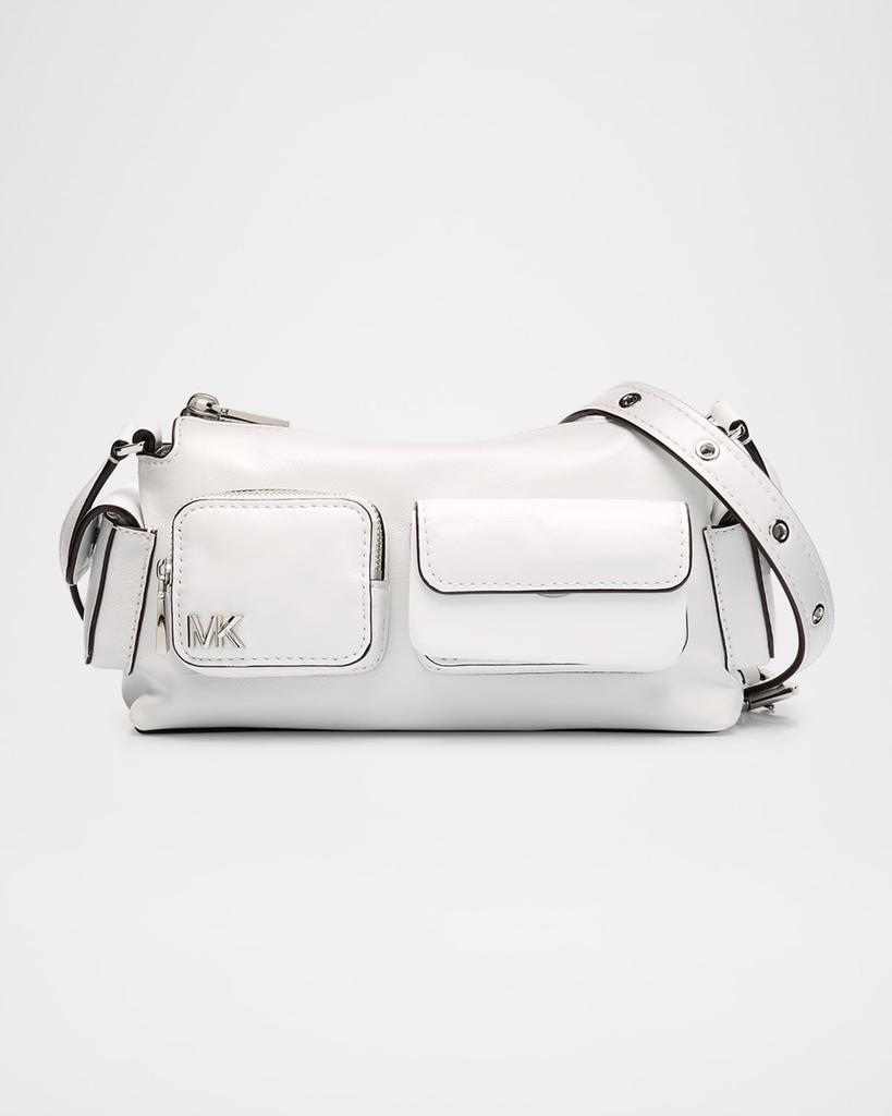 Michael Kors Dakota Small Leather Pocket Crossbody Bag