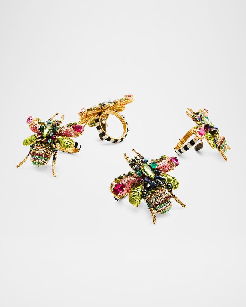 MacKenzie-Childs Beetle Napkin Rings, Set of 4