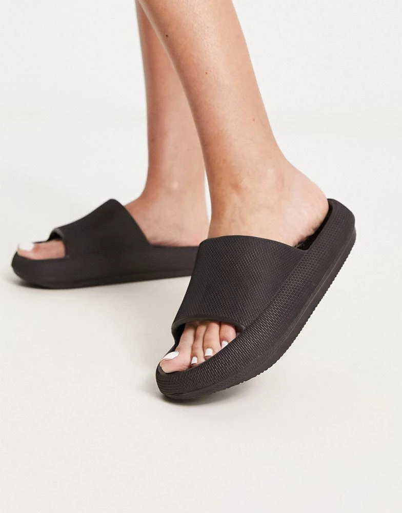 Truffle Collection Truffle Collection pool sliders in black 4