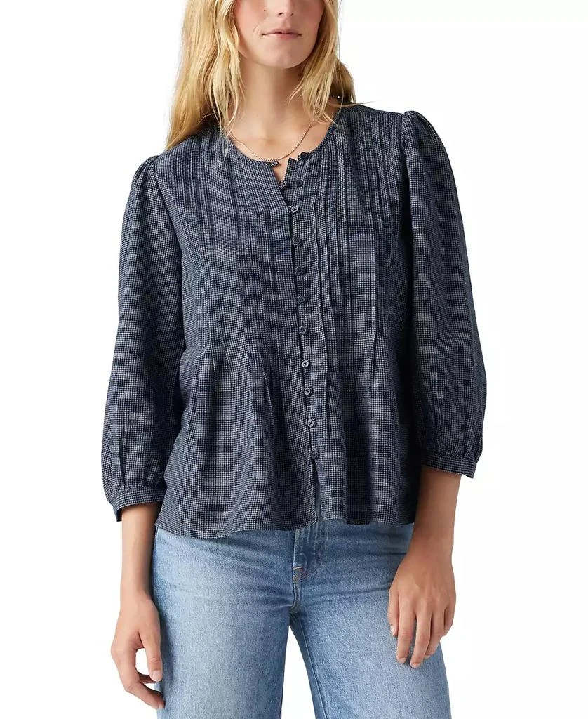 Levi's Levis® Women's 3/4-Sleeve Button-Front Blouse 1