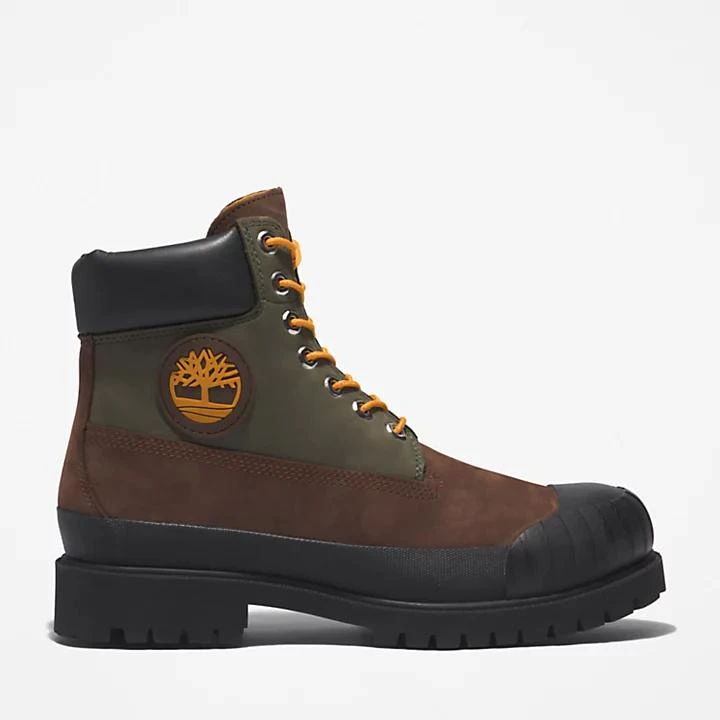 Timberland Timberland Premium® 6 Inch Rubber-Toe Boot for Men in Dark Brown 1